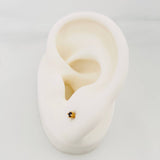 Topos Cuatro Garras 0.5 g / 2.3 mm Oro Amarillo 18K