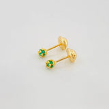 Topos Bola Dorada 0.75 g / 3.5 mm Oro Amarillo 18K