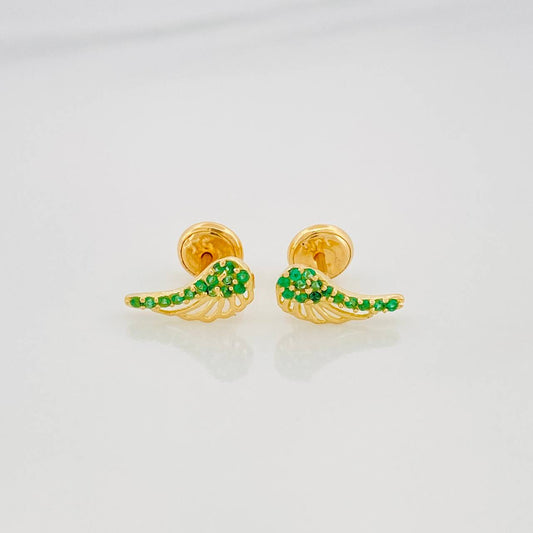 Topos Alas 0.8 g / 4.8 mm Oro Amarillo 18K