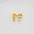 Topos Cruz 0.8 g / 4.7 mm Oro Amarillo 18K