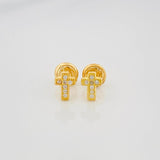 Topos Cruz 0.8 g / 4.7 mm Oro Amarillo 18K