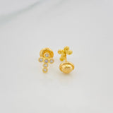 Topos Cruz Tupida 0.95 g / 6 mm Oro Amarillo 18K