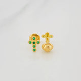 Topos Cruz Tupida 0.85 g / 6 mm Oro Amarillo 18K