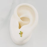 Topos Cruz Tupida 0.85 g / 6 mm Oro Amarillo 18K