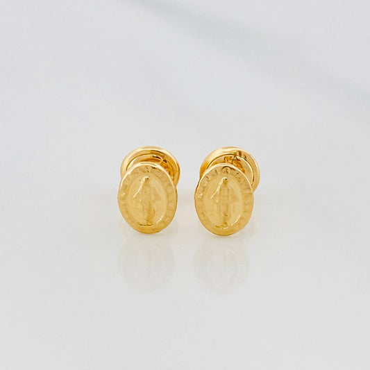 Topos Virgen Milagrosa 0.75 g / 6.2 mm Oro Amarillo 18K
