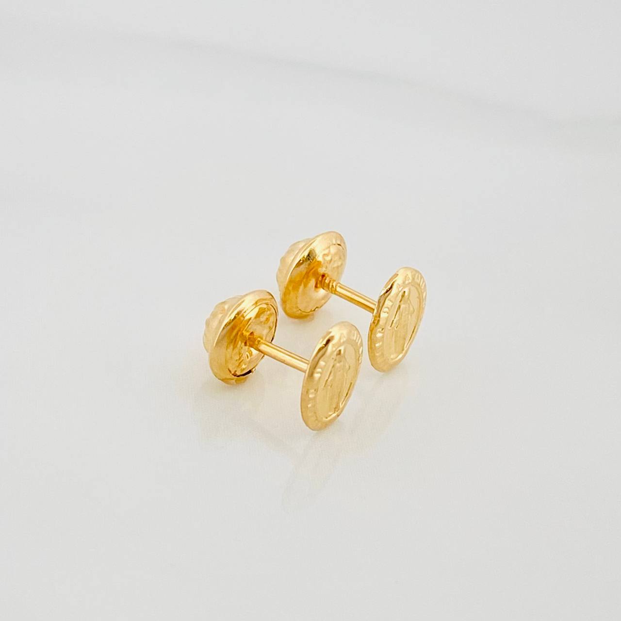 Topos Virgen Milagrosa 0.75 g / 6.2 mm Oro Amarillo 18K