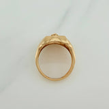 Anillo Virgen Guadalupe 5.75 g / T 7 3/4 Tres Oros 18K