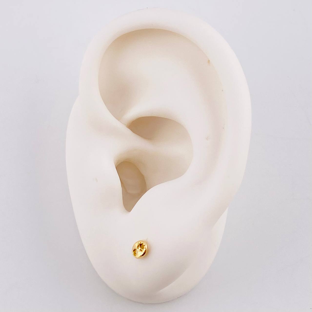 Topos GC Diamantado 0.6g / 4.6mm Oro Amarillo 18K