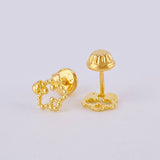 Topos Perro Cachetón 0.85gr / 6.6mm Oro Amarillo 18K