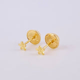 Topos Estrella De Mar 0.4gr / 3.3mm Oro Amarillo 18K ©