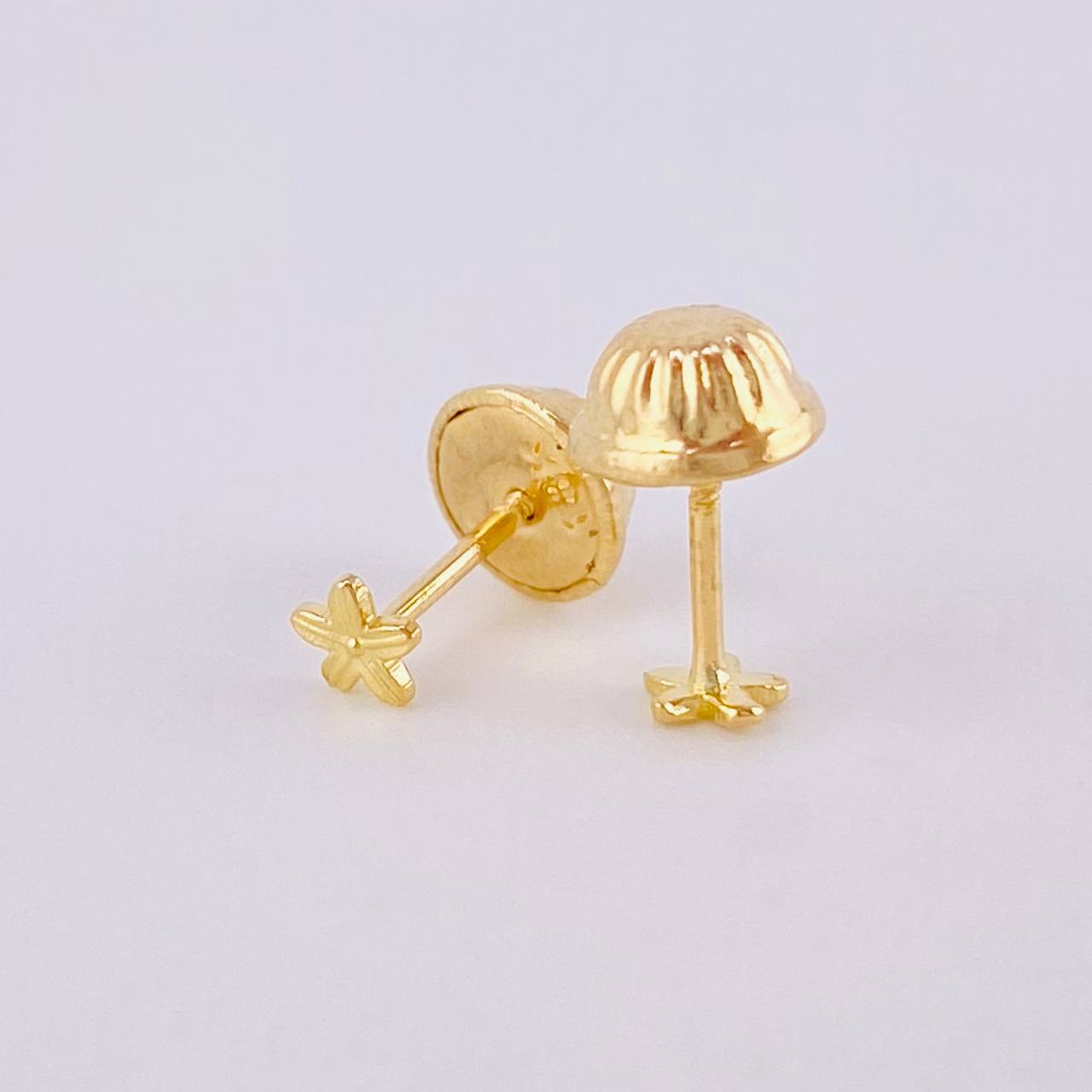 Topos Estrella De Mar 0.4gr / 3.3mm Oro Amarillo 18K ©