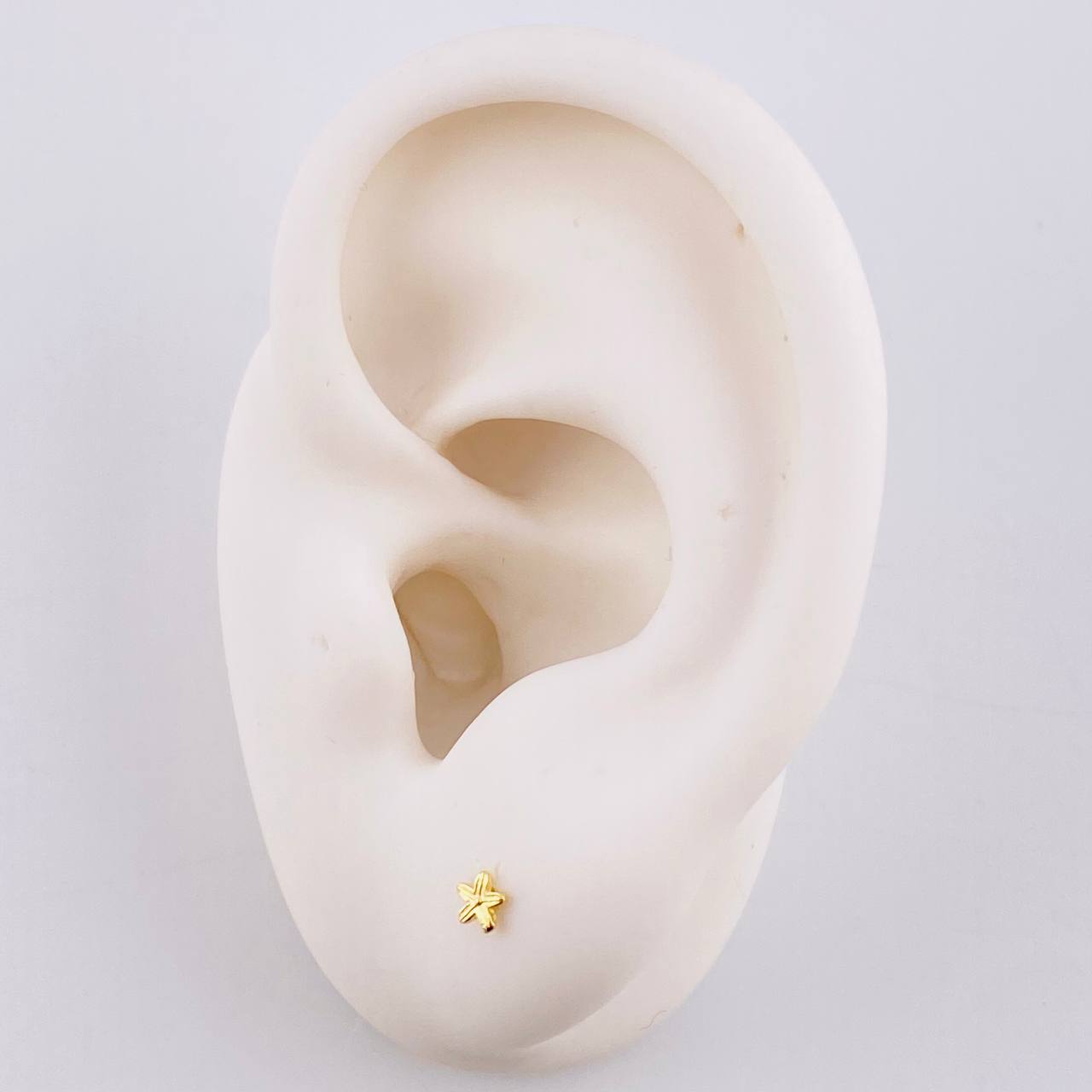 Topos Estrella De Mar 0.4gr / 3.3mm Oro Amarillo 18K ©