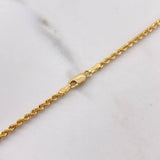 Cadena Lazo 3.85gr / 60cm / 1.9mm Oro Amarillo +3 18K &