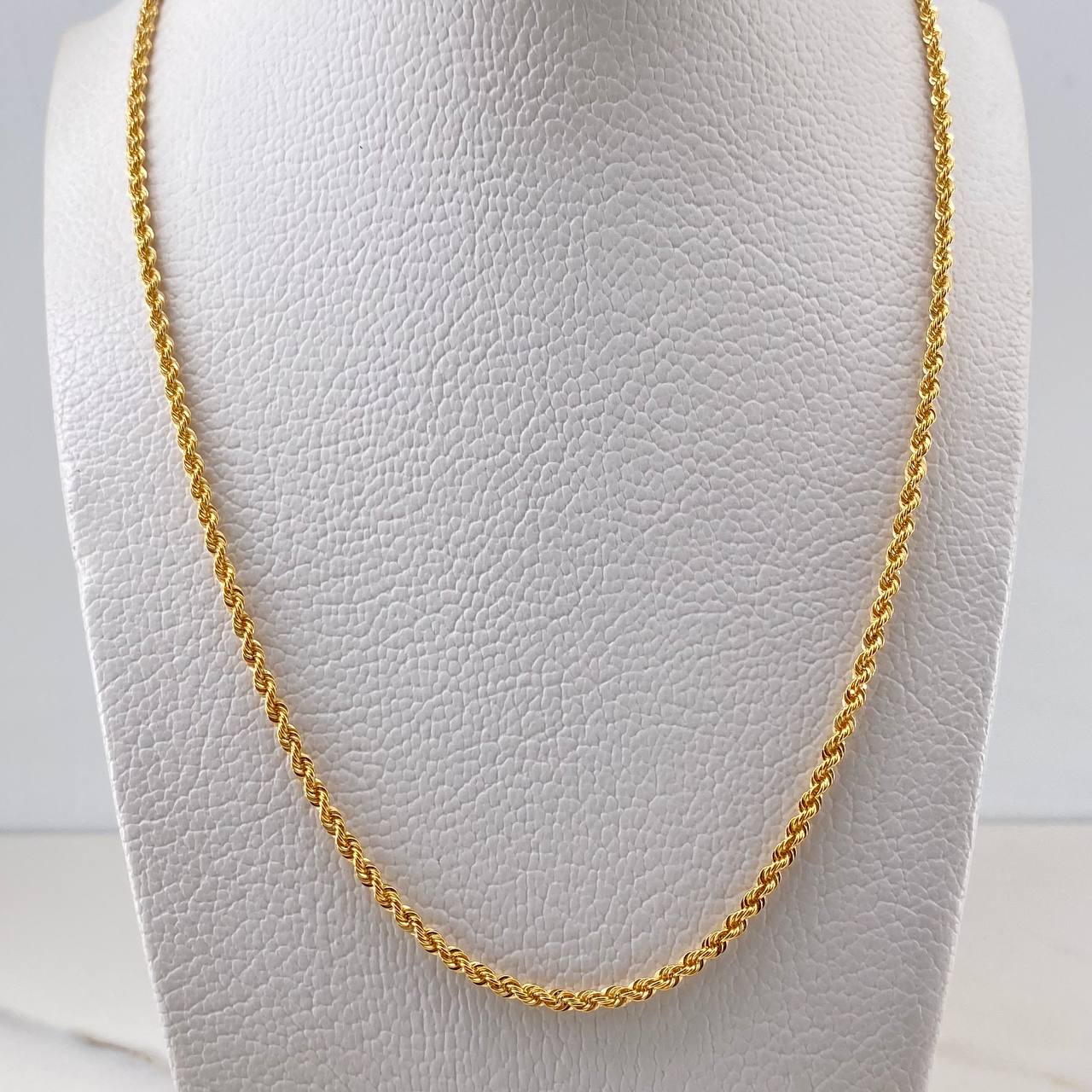 Cadena Lazo 3.9gr / 60cm / 1.9mm Oro Amarillo +3 18K &