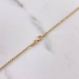 Cadena Militar 4.6gr / 50cm / 1.1mm Diamantada Oro Amarillo +3 18K &
