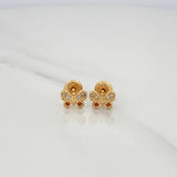 Topos Mariposa 0.9gr / 7.2mm Oro Amarillo 18K %