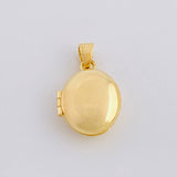Dije Relicario Ovalo 2.15g / 1.8cm Oro Amarillo 18K