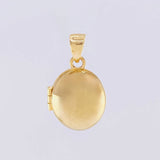 Dije Relicario Ovalo 2.15g / 1.8cm Oro Amarillo 18K