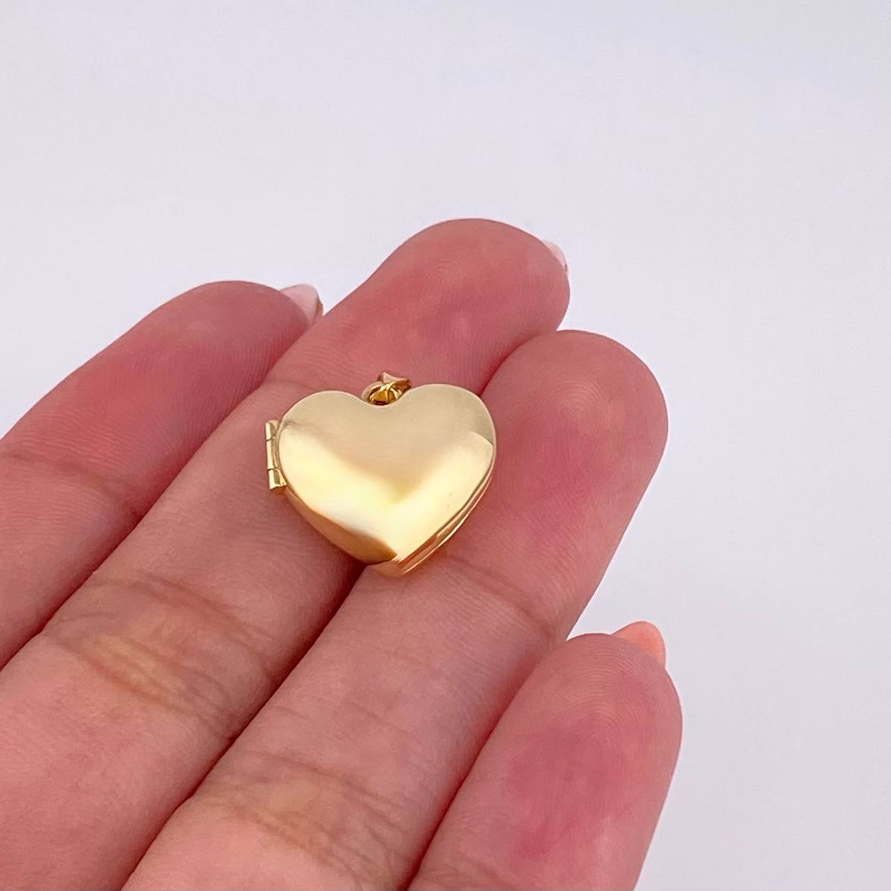 Dije Relicario Corazón 2.65g / 1.7cm Oro Amarillo 18K