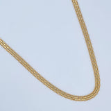 Cadena China 9gr / 60cm / +0 Oro 18K $