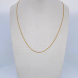 Cadena Singapur 1.05gr / 50cm / +3Oro 18K $
