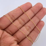 Cadena Veneciana 1.05gr / 45cm / +3 Oro 18K $