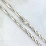 Cadena Cubana 33.3gr / 70cm / 4.2mm Joya Plata 950 *