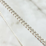 Cadena Cubana 25.4gr / 60cm / 4.2mm Joya Plata 950 *