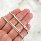 Cadena Cubana 33.3gr / 70cm / 4.2mm Joya Plata 950 *
