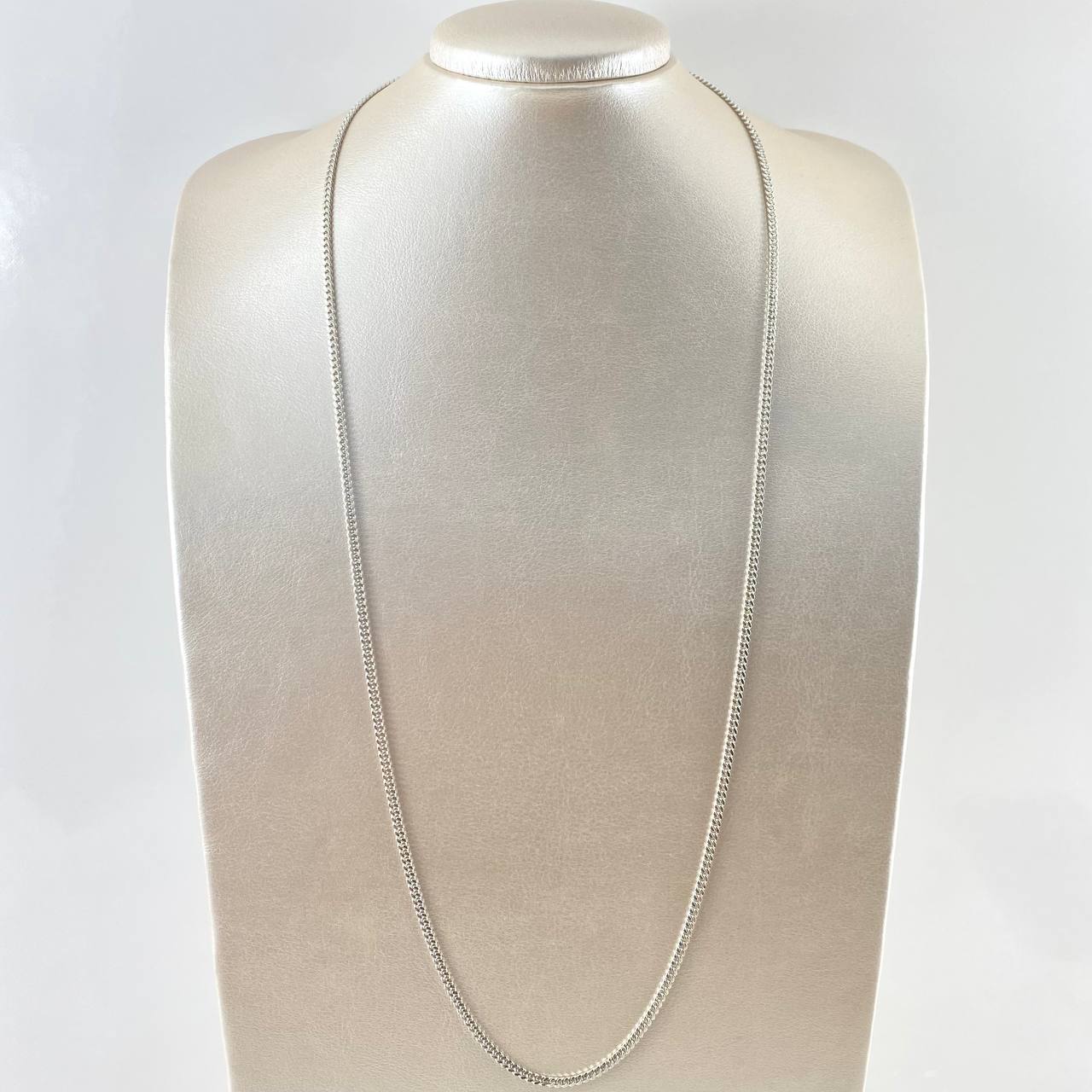 Cadena Cubana 13.3gr / 65cm / 2.7mm Joya Plata 950