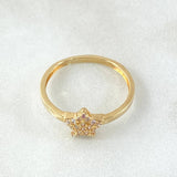 Anillo Estrella 1.9gr / T8 / Oro Amarillo 18K ©