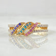 Anillo Carril Entrelazado 2.7gr / T7 1/2 / Oro Amarillo 18K ©