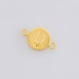 Herraje Letra U Marco Bordeado 0.55g / 1.7cm Oro Amarillo 18K