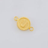 Herraje Letra U Doble Textura 0.6g / 1.7cm Oro Amarillo 18K