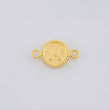 Herraje Letra X Marco Bordeado 0.6g / 1.7cm Oro Amarillo 18K
