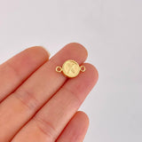 Herraje Letra X Marco Bordeado 0.6g / 1.7cm Oro Amarillo 18K