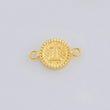 Herraje Letra I Marco Bordeado 0.6g / 1.7cm Oro Amarillo 18K