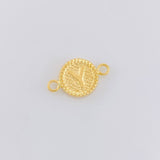 Herraje Letra Y Marco Bordeado 0.55g / 1.7cm Oro Amarillo 18K