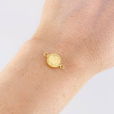 Herraje Letra Y Marco Bordeado 0.55g / 1.7cm Oro Amarillo 18K