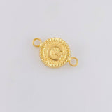 Herraje Letra G Marco Bordeado 0.6g / 1.7cm Oro Amarillo 18K
