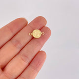 Herraje Letra G Marco Bordeado 0.6g / 1.7cm Oro Amarillo 18K