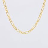 Cadena Figaro 4.05g / 60cm / 3.5mm Oro Amarillo 18K