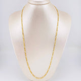 Cadena Figaro 4.05g / 60cm / 3.5mm Oro Amarillo 18K