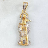 Dije Santa Muerte 7.35gr / 4.8cm-Oro 18K