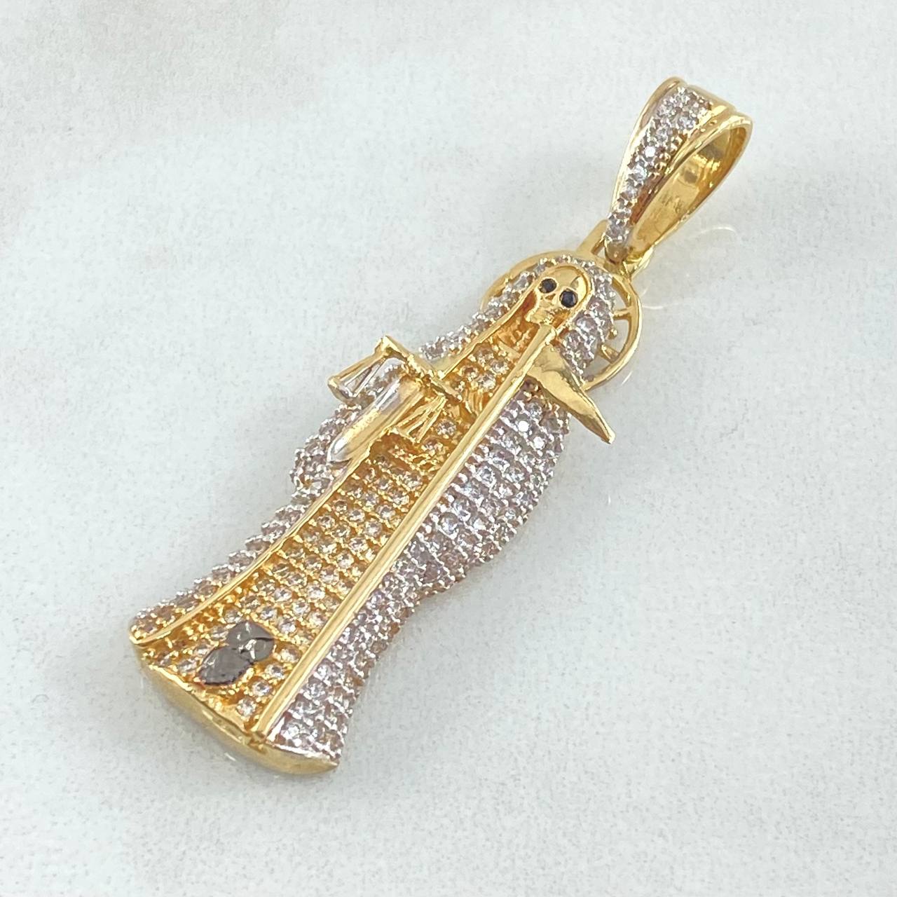 Dije Santa Muerte 7.35gr / 4.8cm-Oro 18K