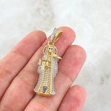 Dije Santa Muerte 7.35gr / 4.8cm-Oro 18K