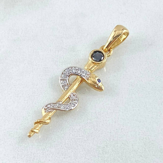 Dije Serpiente 2.3gr / 3.7cm-Oro 18K