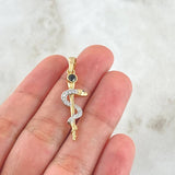 Dije Serpiente 2.3gr / 3.7cm-Oro 18K