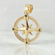 Dije Brujula 7.95gr / 4cm-Oro 18K