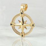 Dije Brujula 7.95gr / 4cm-Oro 18K